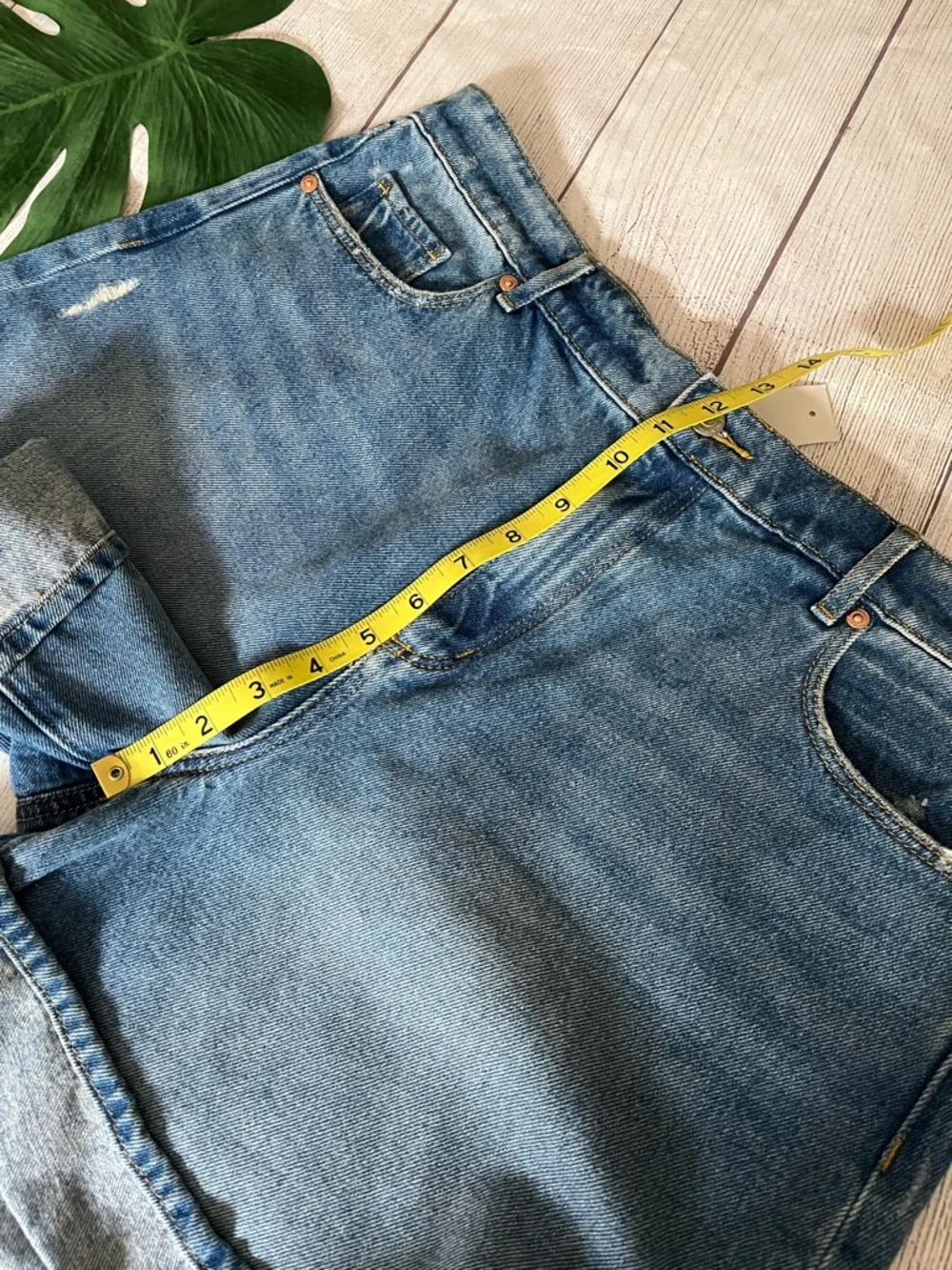 Loft The Cuff NWT Jean shorts sz 14 High Rise